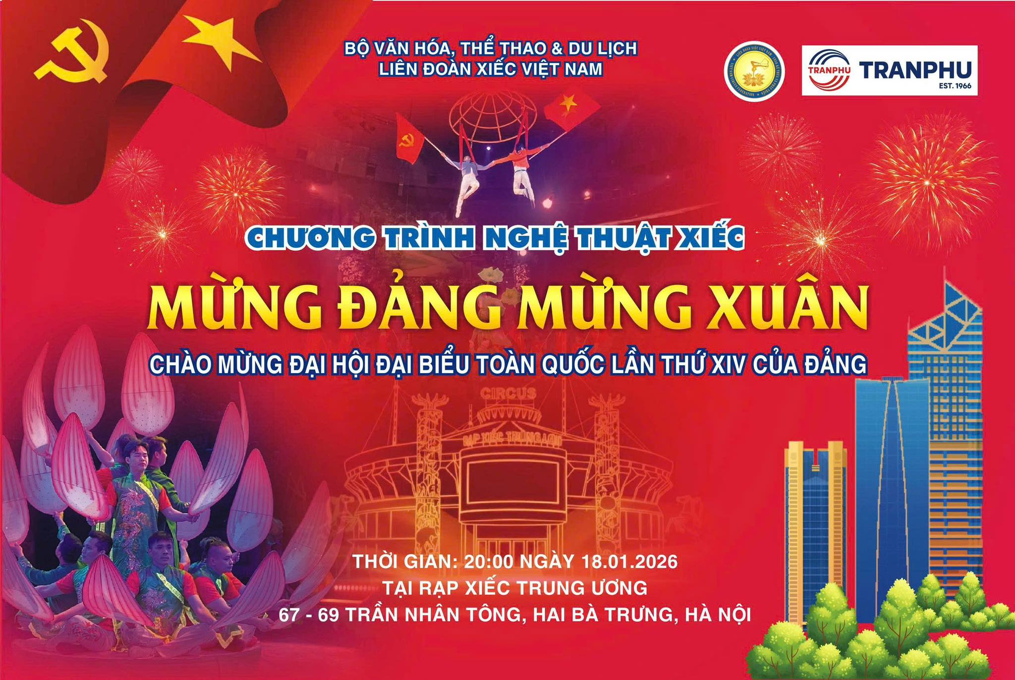 CHƯƠNG TRÌNH XIẾC “MỪNG ĐẢNG – MỪNG XUÂN 2026”